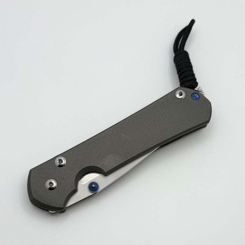 Chris Reeve Large Sebenza 31 Sandblasted Titanium Handles w/ MagnaCut
