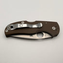 Spyderco Native 5 Brown G-10 Handles & CPM-15V Sprint Run C41GPBN15V5 (Consignment)