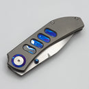 Yan Knives Chevron - Titanium Handles w/ ZircuTi Accents & MagnaCut