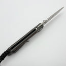 Chris Reeve Large Inkosi Natural Canvas Micarta Inlay Titanium Handles w/ Tanto MagnaCut (Consignment)