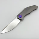 Holt Bladeworks Renegade w/ Titanium Checkered Burnished Handles & M390
