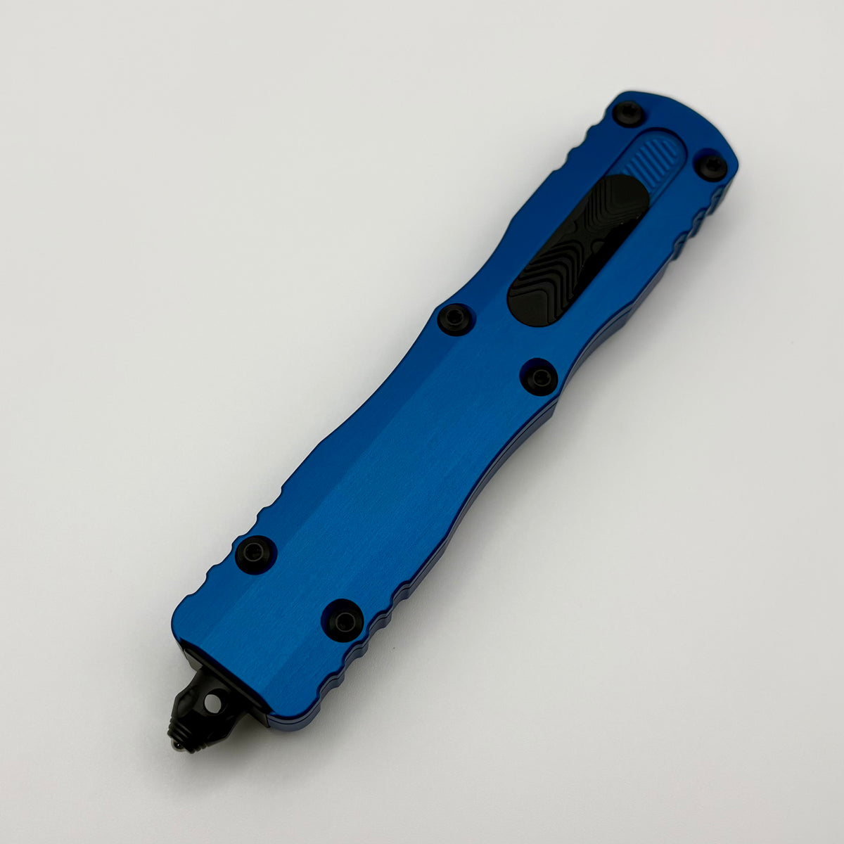 Microtech Dirac Delta Blue Double Edge Black Tactical Standard 227-1BL