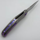 Holt Bladeworks Renegade w/ Titanium Checkered Burnished Handles & M390