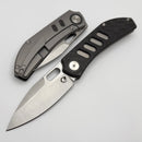 Yan Knives Chevron - Carbon Fiber & Titanium Handles w/ MagnaCut
