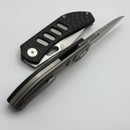 Yan Knives Chevron - Carbon Fiber & Titanium Handles w/ MagnaCut