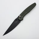 Pro-Tech Avalon Peace Neighbor w/ Green Knurled Aluminum Handle & DLC MagnaCut (Consignment)