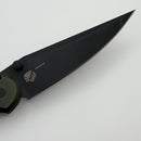 Pro-Tech Avalon Peace Neighbor w/ Green Knurled Aluminum Handle & DLC MagnaCut (Consignment)