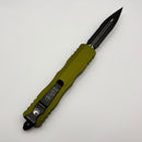 Microtech Dirac Delta Double Edge OD Green & Black Tactical Partial Serrated 227-2OD