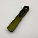 Microtech Dirac Delta Double Edge OD Green & Black Tactical Partial Serrated 227-2OD