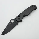 Spyderco Knives ButtonUp Carbon Fiber and 8CR13MOV Plain Edge C275CFPBK (Consignment)