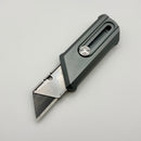 Chaves Knives CHUB Slipper w/ Grey Anodized Aluminum Handle & Stonewash Utility Blade - Blue Label