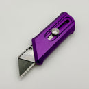 Chaves Knives CHUB Slipper w/ Purple Anodized Aluminum Handle & Stonewash Utility Blade - Blue Label