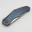 Holt Bladeworks Renegade w/ Titanium Hammered Burnished Handles & M390