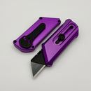 Chaves Knives CHUB Slipper w/ Purple Anodized Aluminum Handle & Black PVD Utility Blade - Blue Label