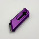 Chaves Knives CHUB Slipper w/ Purple Anodized Aluminum Handle & Black PVD Utility Blade - Blue Label