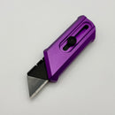 Chaves Knives CHUB Slipper w/ Purple Anodized Aluminum Handle & Black PVD Utility Blade - Blue Label