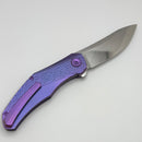 Holt Bladeworks Renegade w/ Titanium Hammered Burnished Handles & M390 178