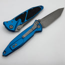 Microtech Socom Elite T/E Manual Blue Apocalyptic Standard 161-10APBL