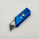 Chaves Knives CHUB Slipper w/ Blue Anodized Aluminum Handle & Stonewash Utility Blade - Blue Label