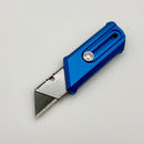Chaves Knives CHUB Slipper w/ Blue Anodized Aluminum Handle & Stonewash Utility Blade - Blue Label