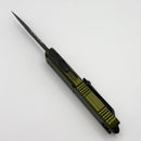 Factory Blem Microtech UTX-85 Gen IV w/ OD Green Handle & Black D/E Part Serrated M390MK 12324-2OD