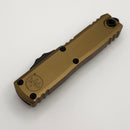 Factory Blem Microtech UTX-85 Gen IV w/ Tan Handle & Black D/E M390MK 12324-1TA