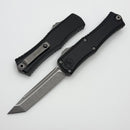 Factory Blem Microtech Knives Mini Hera T/E Apocalyptic M390MK w/ Black Handle 1704M-10AP