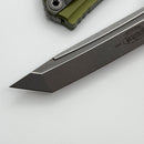 Factory Blem Microtech Knives Mini Hera T/E Apocalyptic M390MK w/ OD Green Handle 1704M-10APOD