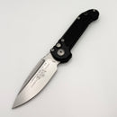 Factory Blem Microtech Knives LUDT Gen III Stonewash Drop Point w/ Black Handle 1135-10