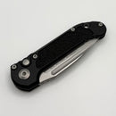 Factory Blem Microtech Knives LUDT Gen III Stonewash Drop Point w/ Black Handle 1135-10