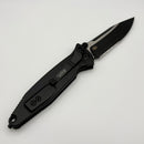 Factory Blem Microtech Socom Elite Single Edge Manual Partial Serrated Black Tactical Standard 160-2T