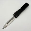 Factory Blem Microtech Ultratech Gen IV D/E Stonewash Standard w/ Black Handle 11224-10