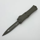 Factory Blem Microtech Knives Hera II Mini Cerakote Dark Moss Green and Cerakote Moss Green D/E M390MK 1702M-1CMG