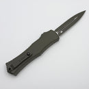 Factory Blem Microtech Knives Hera II Mini Cerakote Dark Moss Green and Cerakote Moss Green D/E M390MK 1702M-1CMG