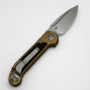 Factory Blem Microtech Knives LUDT Gen III Stonewash Drop Point w/ Tan Handle 1135-10TA