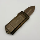 Factory Blem Microtech Exocet Antique Bronze Apocalyptic D/E Signature Series 157-13APABS