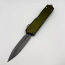 Factory Blem Microtech Scarab 2 Gen 3 Executive w/ OD Green Handles & D/E Apocalyptic M390MK 1175-10APOD