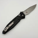 Factory Blem Microtech Socom Delta Ram-Lok w/ Black Aluminum Handles & Serrated Stonewash M390MK 159RL-11