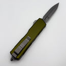 Factory Blem Microtech Scarab 2 Gen 3 Executive w/ OD Green Handles & D/E Apocalyptic M390MK 1175-10APOD