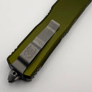 Factory Blem Microtech Scarab 2 Gen 3 Executive w/ OD Green Handles & D/E Apocalyptic M390MK 1175-10APOD