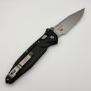 Factory Blem Microtech Socom Delta Ram-Lok w/ Black Aluminum Handles & Serrated Stonewash M390MK 159RL-11