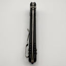 Factory Blem Microtech Socom Delta Ram-Lok w/ Black Aluminum Handles & Serrated Stonewash M390MK 159RL-11
