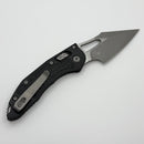 Factory Blem Microtech Knives Manual M-Stitch RAM LOK Black Frag Aluminum Handles & Stonewash M390MK 169MRL-10FR