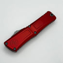 Factory Blem Microtech Knives Combat Troodon Gen III Apocalyptic Single Edge w/ Red Handle 1143-10APRD