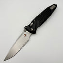 Factory Blem Microtech Socom Ram-Lok w/ Aluminum Frag Handles & S/E Serrated Stonewash M390MK 160RL-11FR