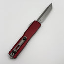 Factory Blem Microtech Ultratech Gen IV T/E Stonewash Standard w/ Merlot Handle 11234-10MR