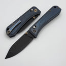 We Knife Bougie Banter w/ Blue Titanium Handles & S45VN WE24009-1