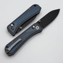 We Knife Bougie Banter w/ Blue Titanium Handles & S45VN WE24009-1