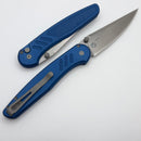 Pro-Tech Avalon Peace Neighbor w/ Battleworn Knurled Blue Aluminum Handle & MagnaCut PN1101-BW Blue