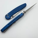 Pro-Tech Avalon Peace Neighbor w/ Battleworn Knurled Blue Aluminum Handle & MagnaCut PN1101-BW Blue